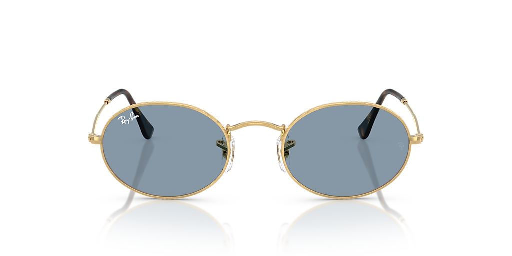 RB3547 Oval Metal Summer Capsule Ray-Ban Gold/Blue M