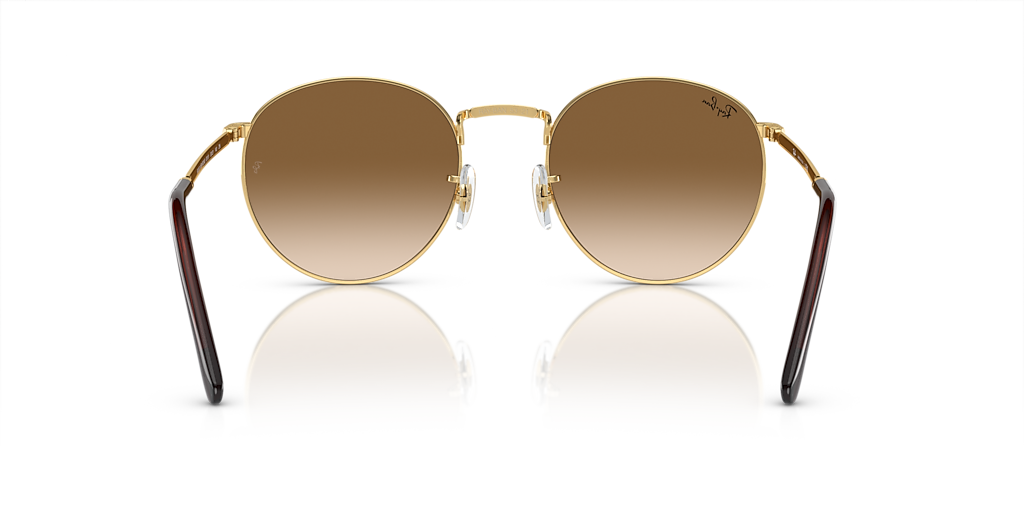 RB3637 New Round Ray-Ban Gold/Brown XS