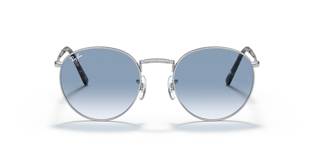 RB3637 New Round Ray-Ban Silver/Blue XS