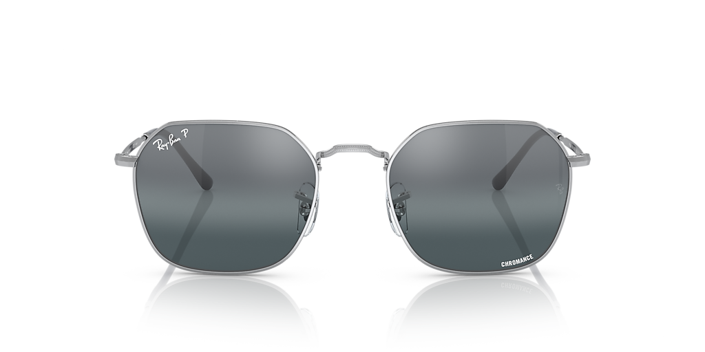 RB3694 Silver/Silver/Blue/Polarized XL