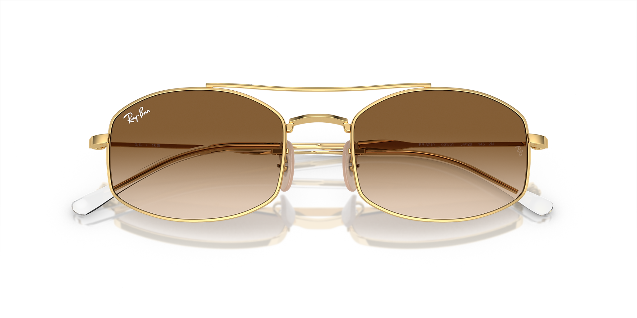 RB3719 Ray-Ban Arista Gold/Light Brown L