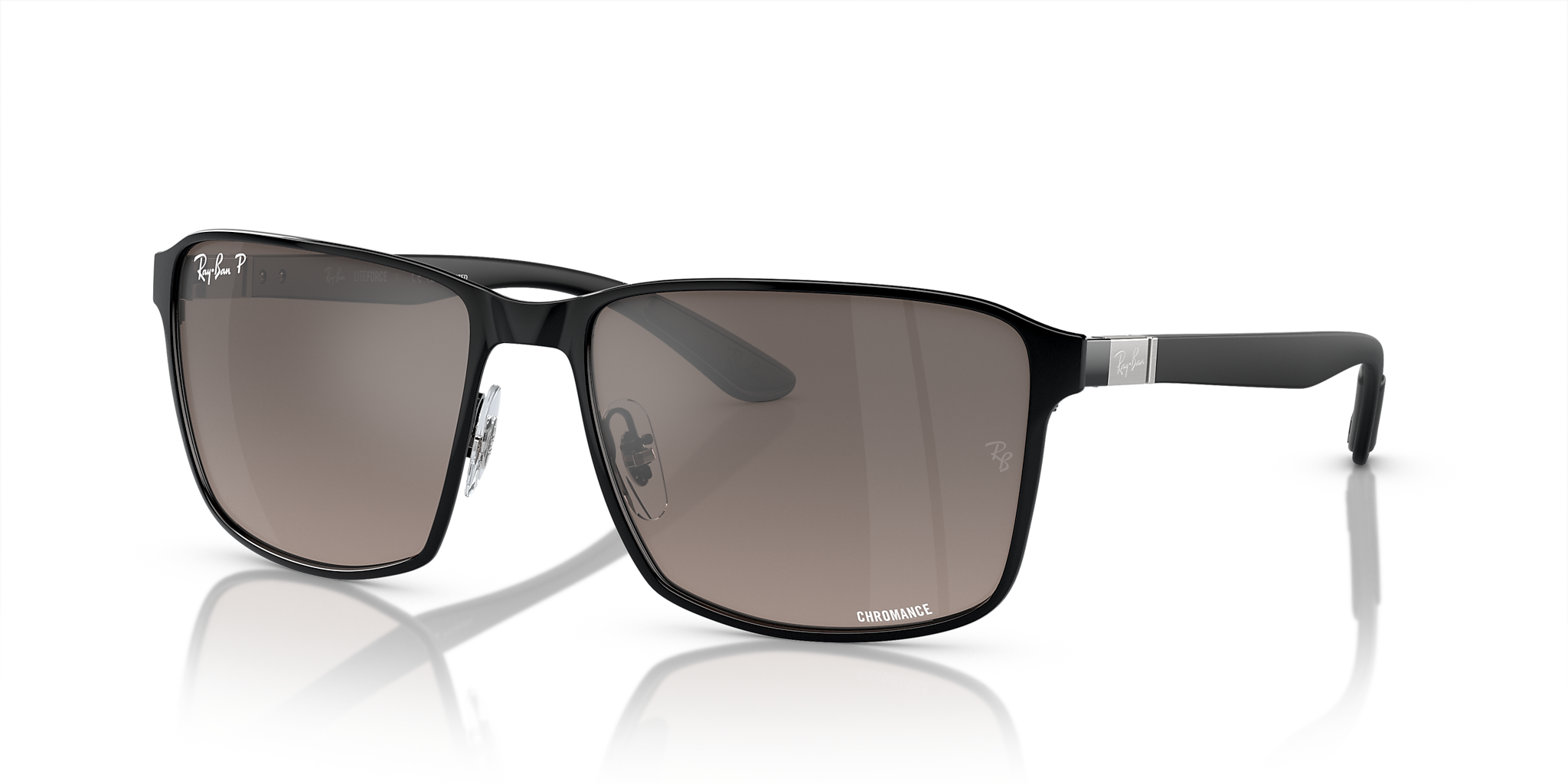 RB3721CH Chromance Ray-Ban Black/Grey XXL