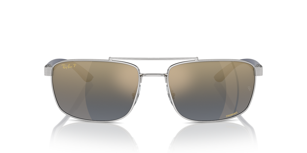 RB3737CH RB3737 Chromance Ray-Ban Silver/Blue XXL