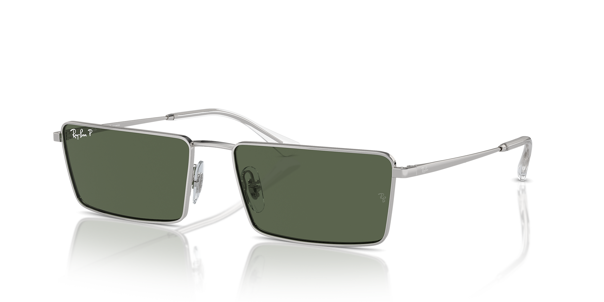 RB3741 Emy Bio-Based Ray-Ban Silver/Green XXL