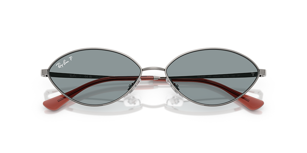 RB3757 Silver/Azure/Polarized L