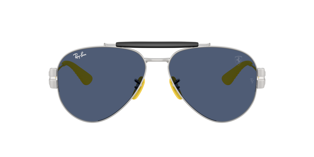 RB3762M Ray-Ban Silver/Dark Blue XL