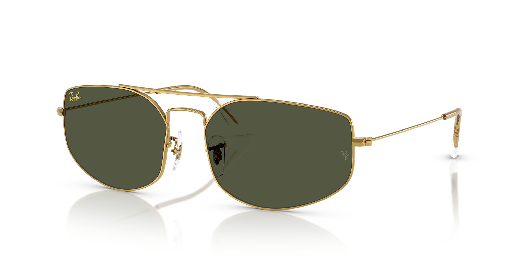 RB3845 Explorer V Ray-Ban Gold/Green XL