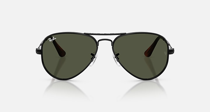 RB3925 Ray-Ban Polish Black/Green XL