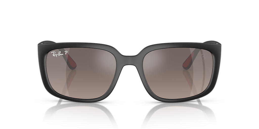 RB4443M Scuderia Ferrari Collection Chromance Ray-Ban Black/Grey XL