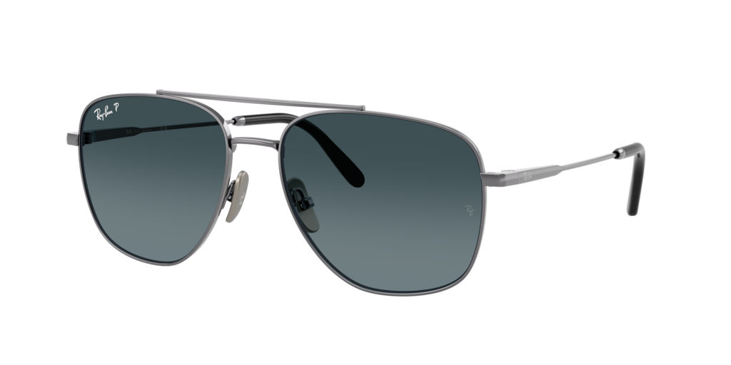 RB8097 William Titanium Ray-Ban Silver/Blue XL