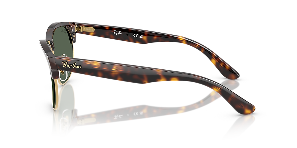RBR0504S Clubmaster Reverse Ray-Ban Tortoise/Green S
