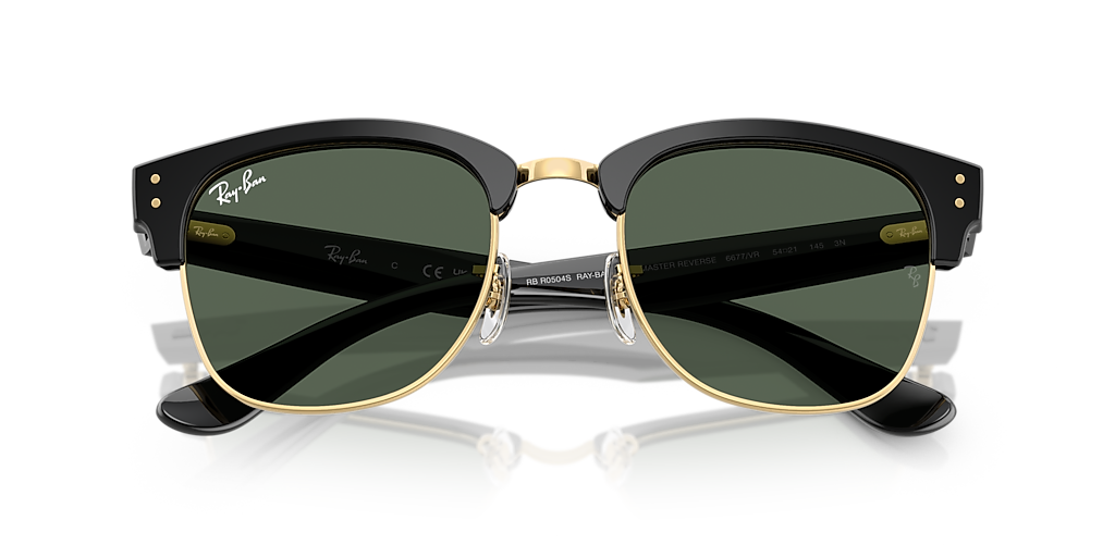 RBR0504S Clubmaster Reverse Ray-Ban Black/Green S