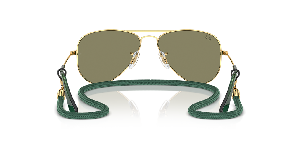 RB9506S Ray-Ban Aviator Kids Gold/Green L