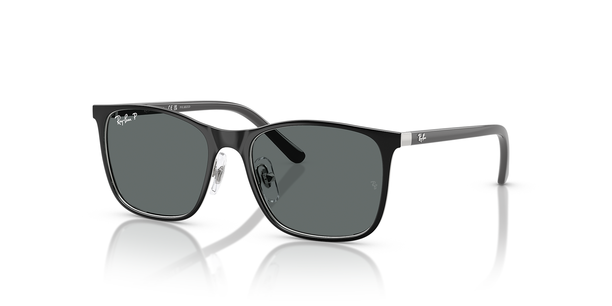 RB9551S Kids Ray-Ban Black/Grey S