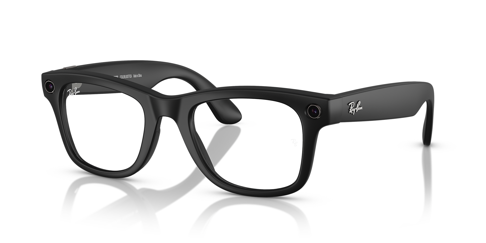 Ray-Ban | Meta RW4008 Wayfarer Black/Grey L