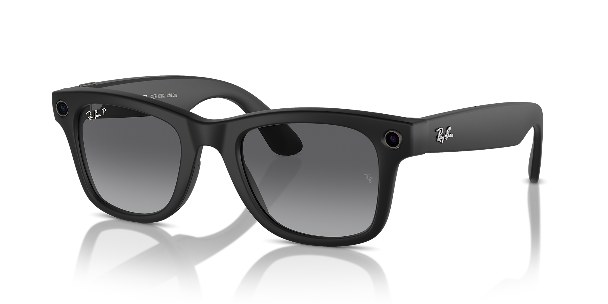 RW4006 Ray-Ban | Meta Wayfarer Ray-Ban Black/Grey L