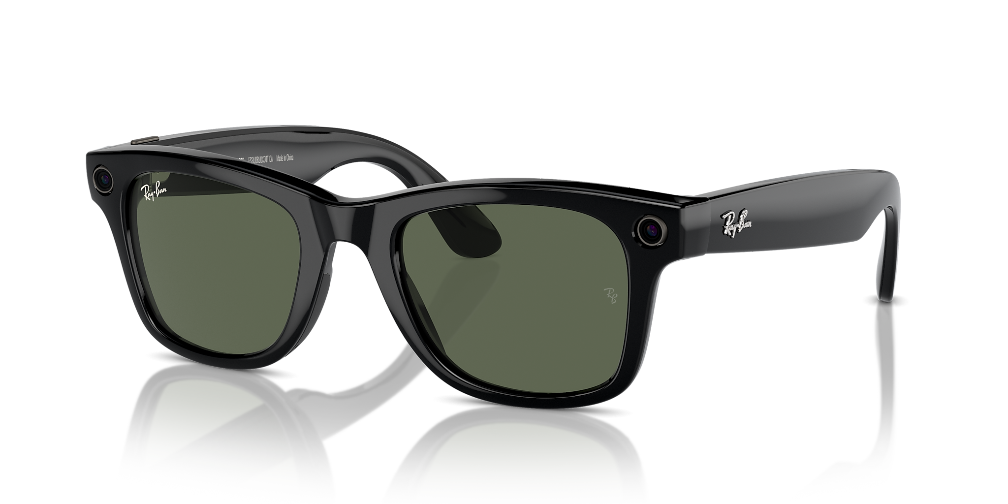 RW4006 Ray-Ban | Meta Wayfarer Ray-Ban Black/Green M
