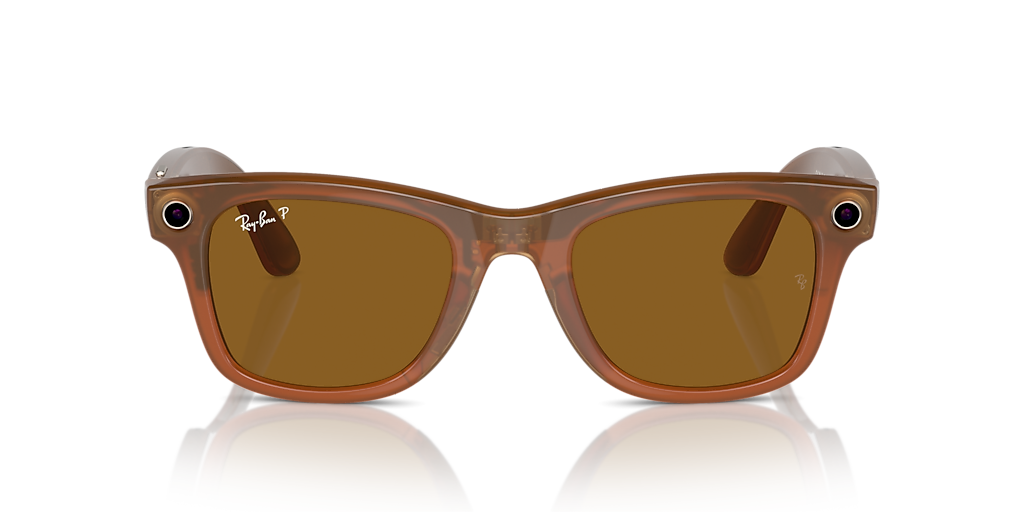 Ray-Ban | Meta RW4008 Wayfarer Beige/Brown L