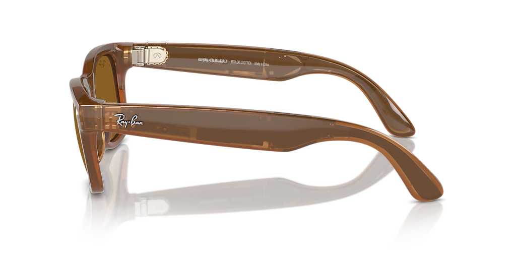 Ray-Ban | Meta RW4008 Wayfarer Beige/Brown L