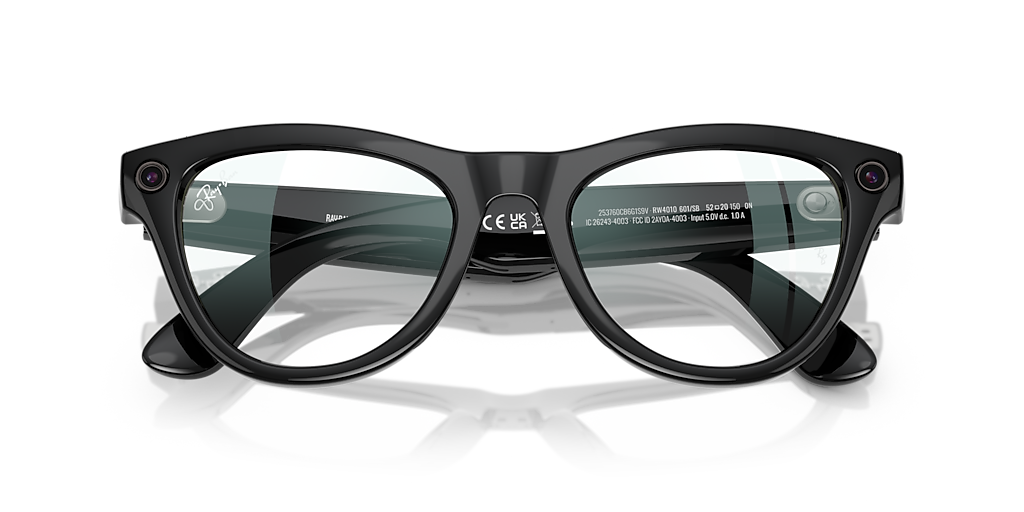 Ray-Ban | Meta RW4010 Skyler Black/Clear L