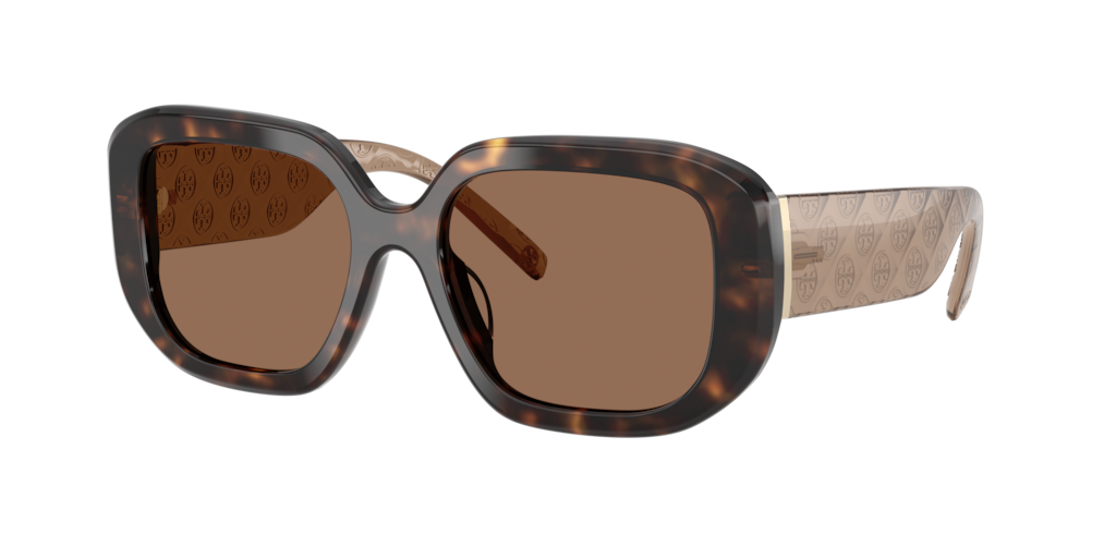 TY7218U Tory Burch Tortoise/Brown M