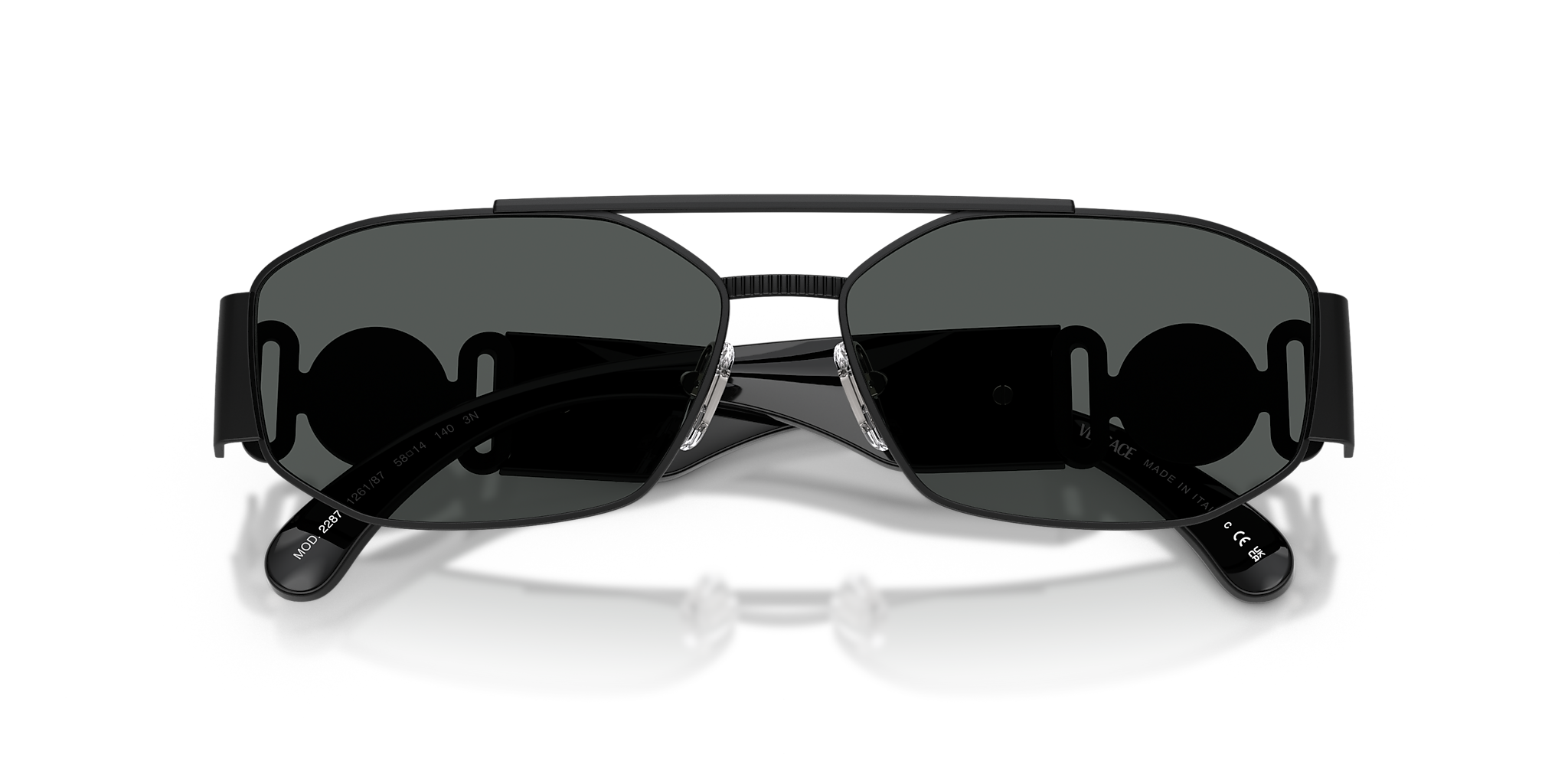 VE2287 Versace Matte Black/Drak Grey L