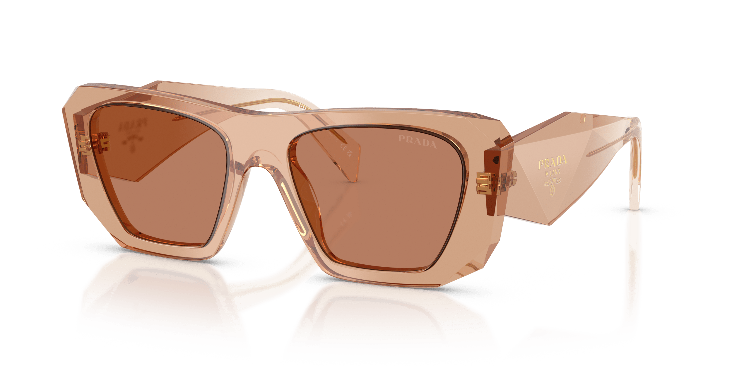 PR B18S PRADA Brown/Brown S