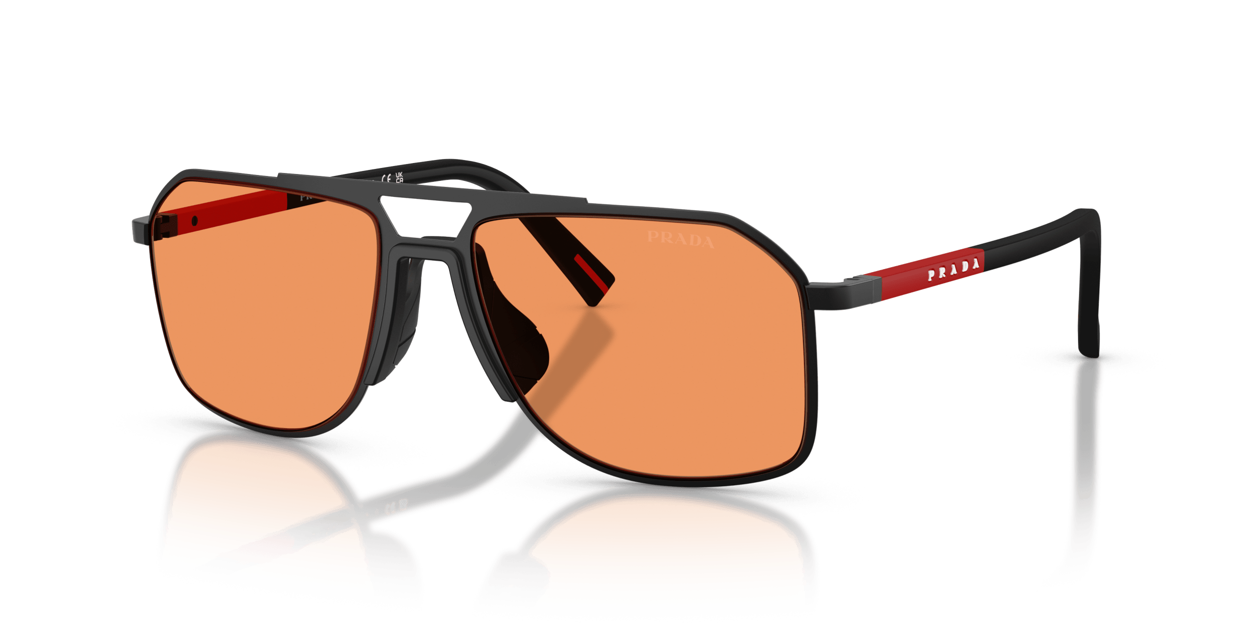PS B51S PRADA LINEA ROSSA Black/Orange L
