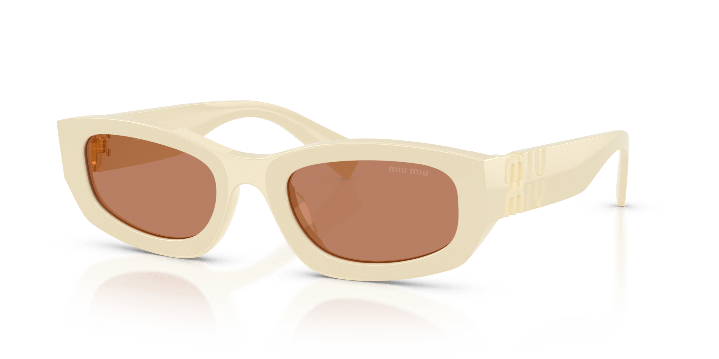 MU B04S MIU MIU White/Brown L