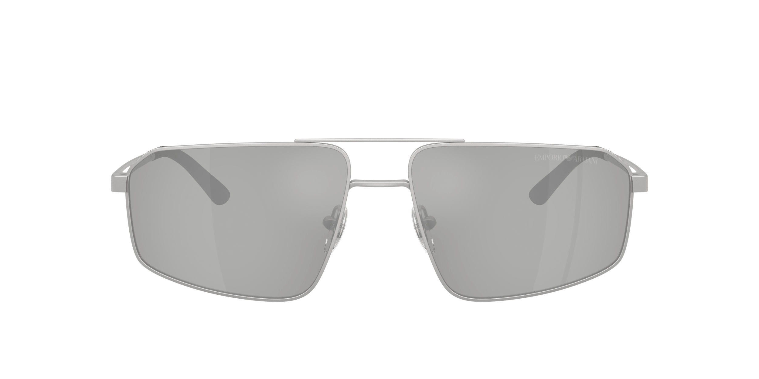 EA2173 Emporio Armani Matte Silver/Clear Mirror Silver XL