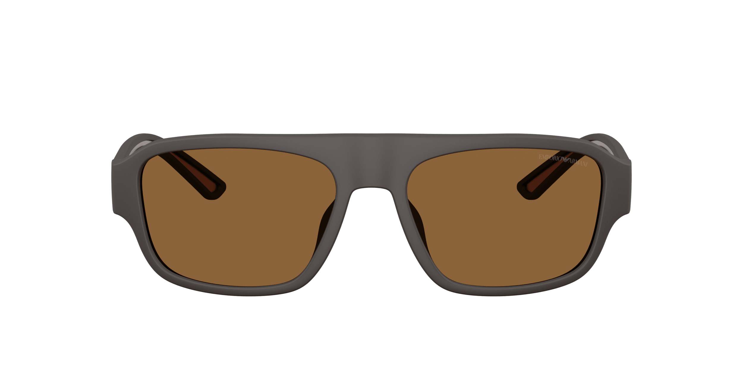 EA4266U Emporio Armani Rubberised Matt Brown|Rubberized Matte Brown/Brown L