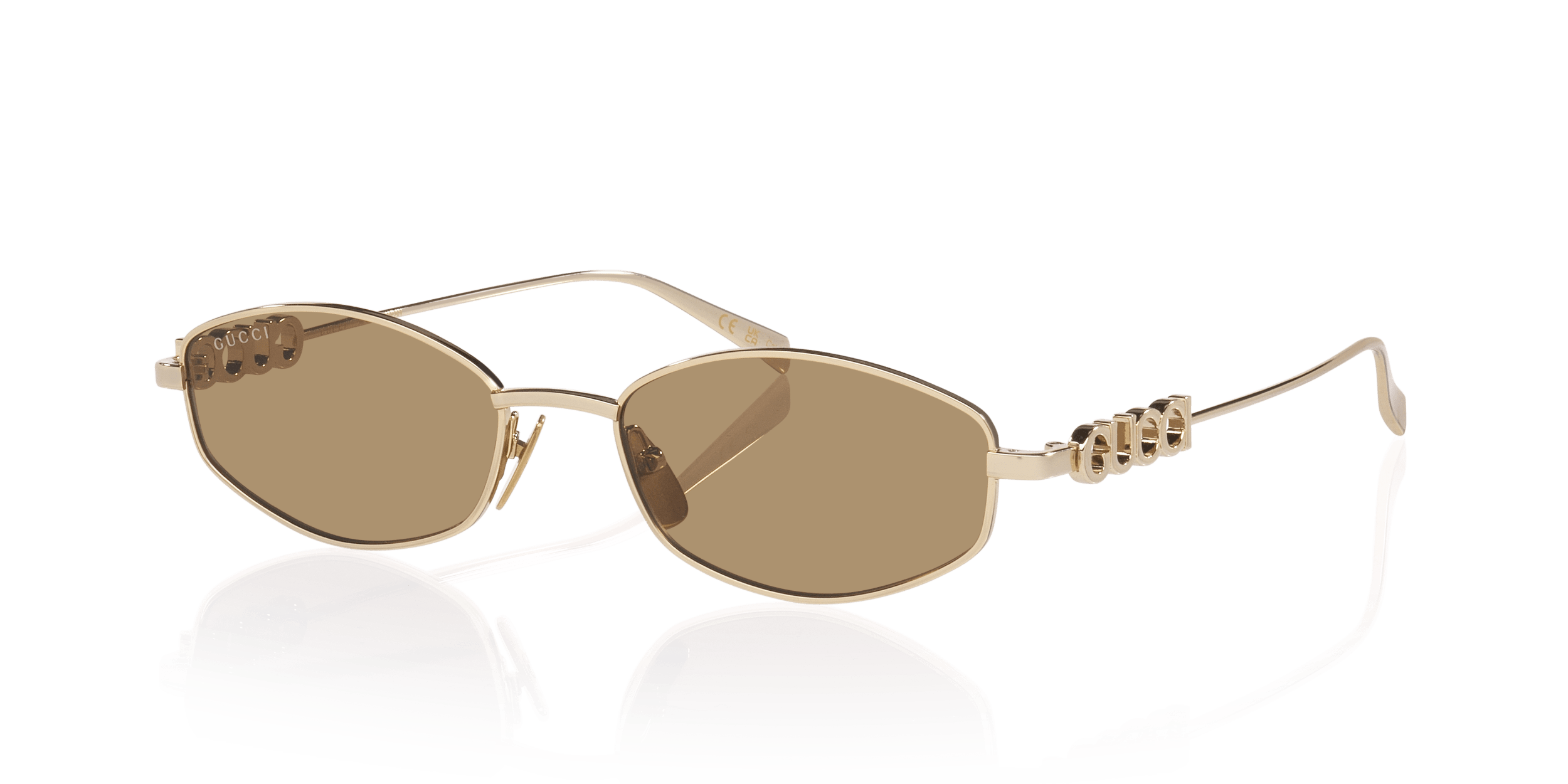 GG1802S Gucci Gold/Brown M