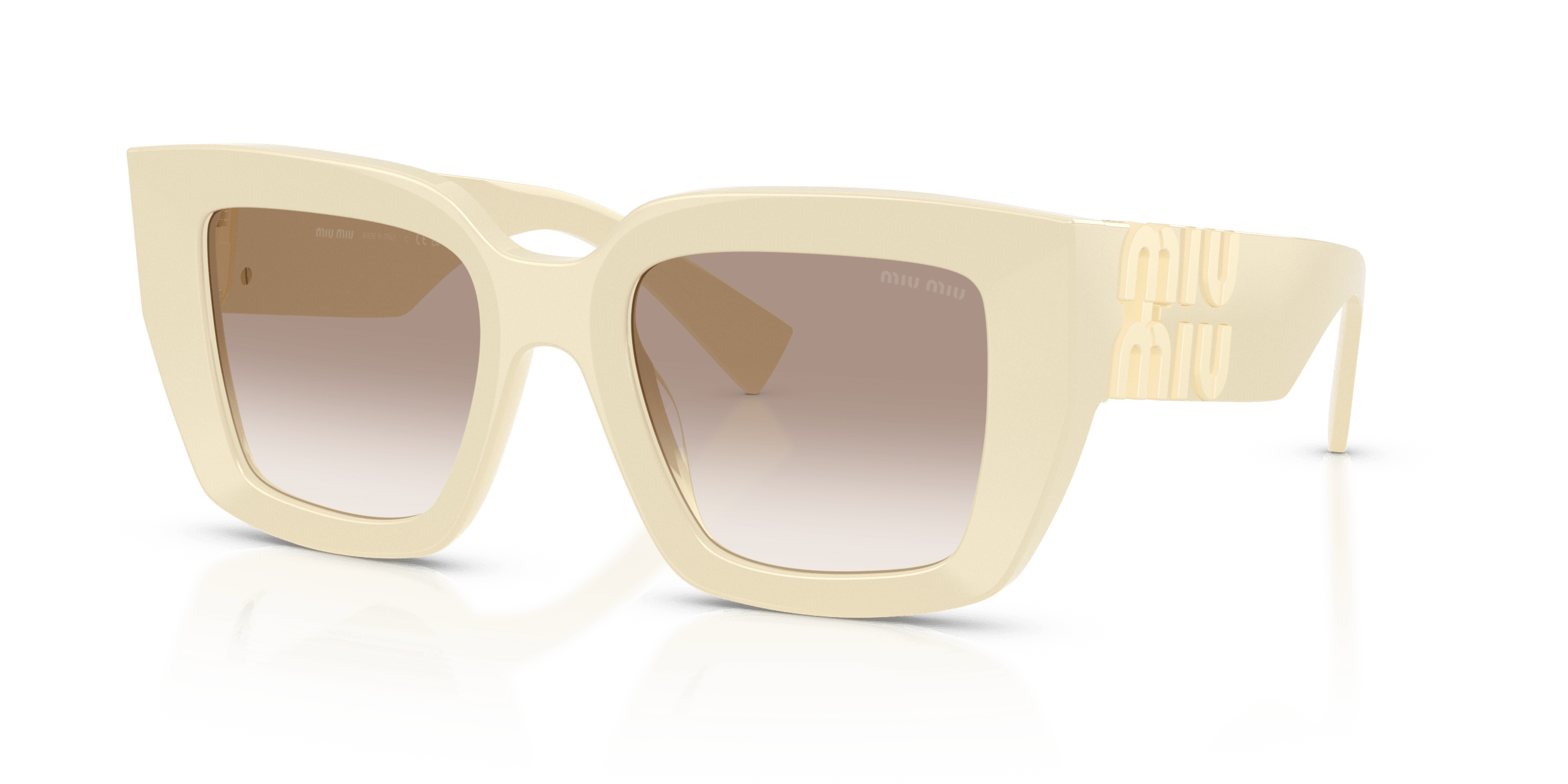 MU B05S MIU MIU White/Brown XL