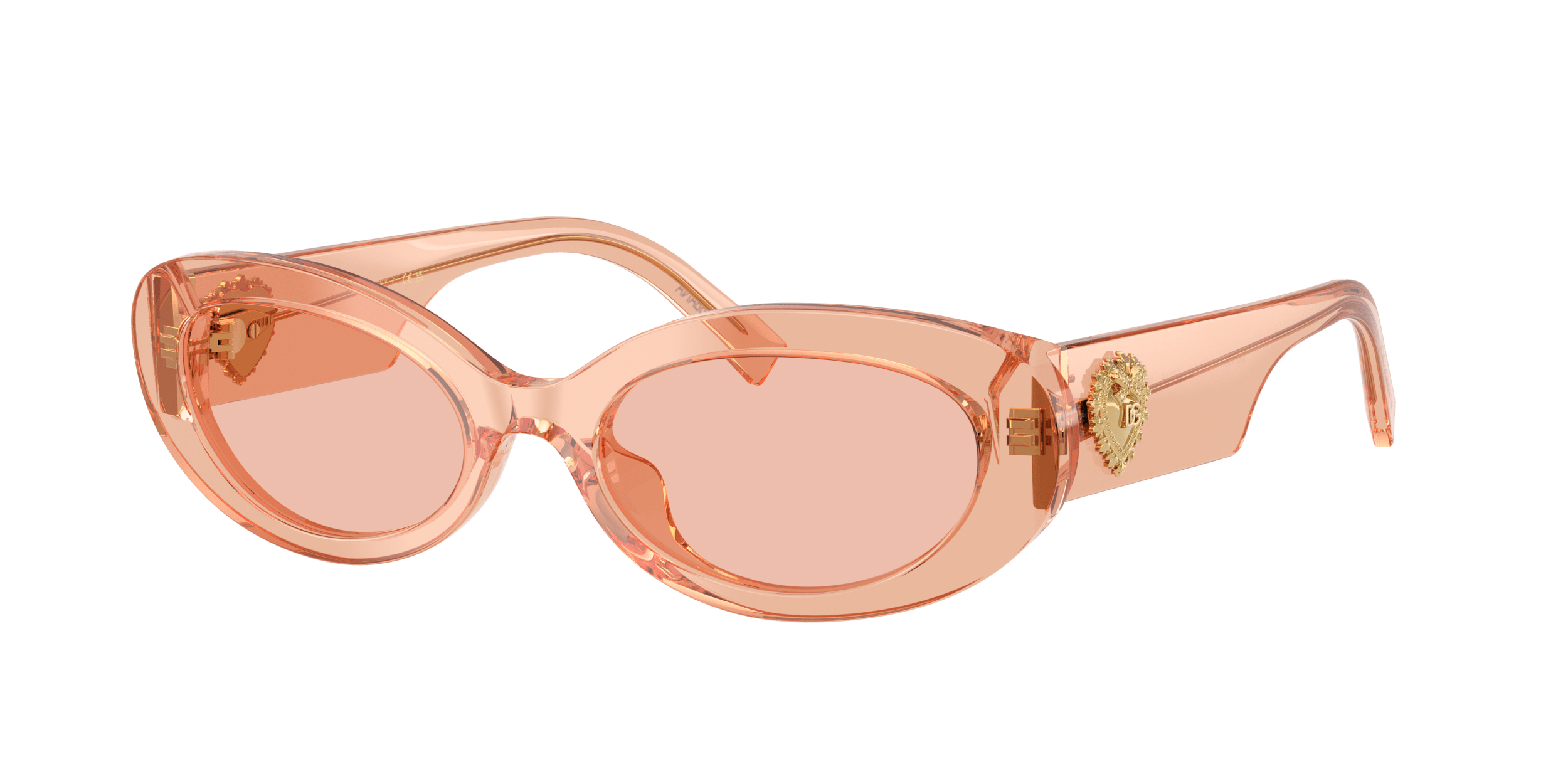 DG4537 DOLCE & GABBANA Nude Transparent/Dark Pink S