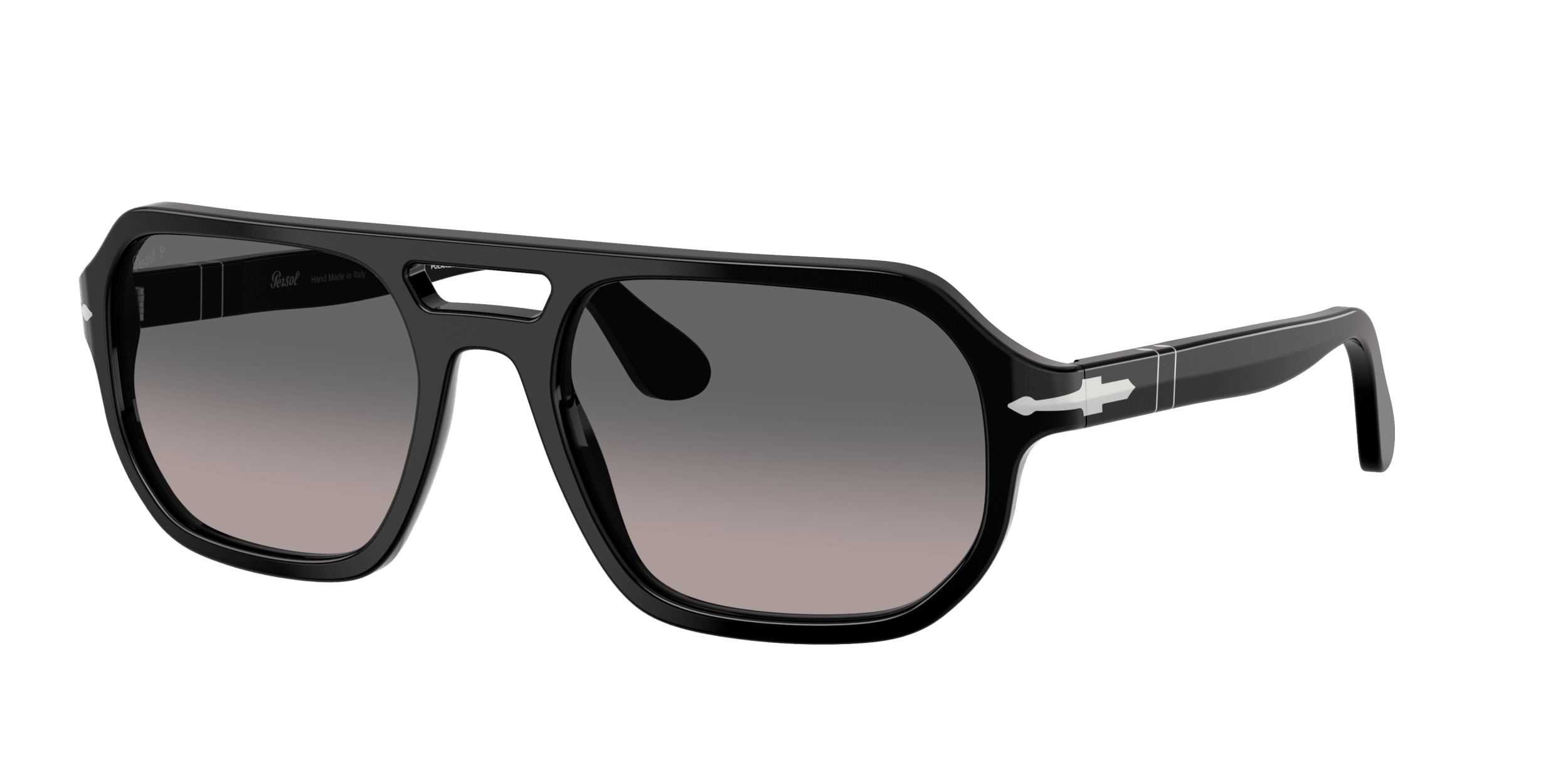 PO3393S - Guido PERSOL Black/Gradient Grey Polarized XXL