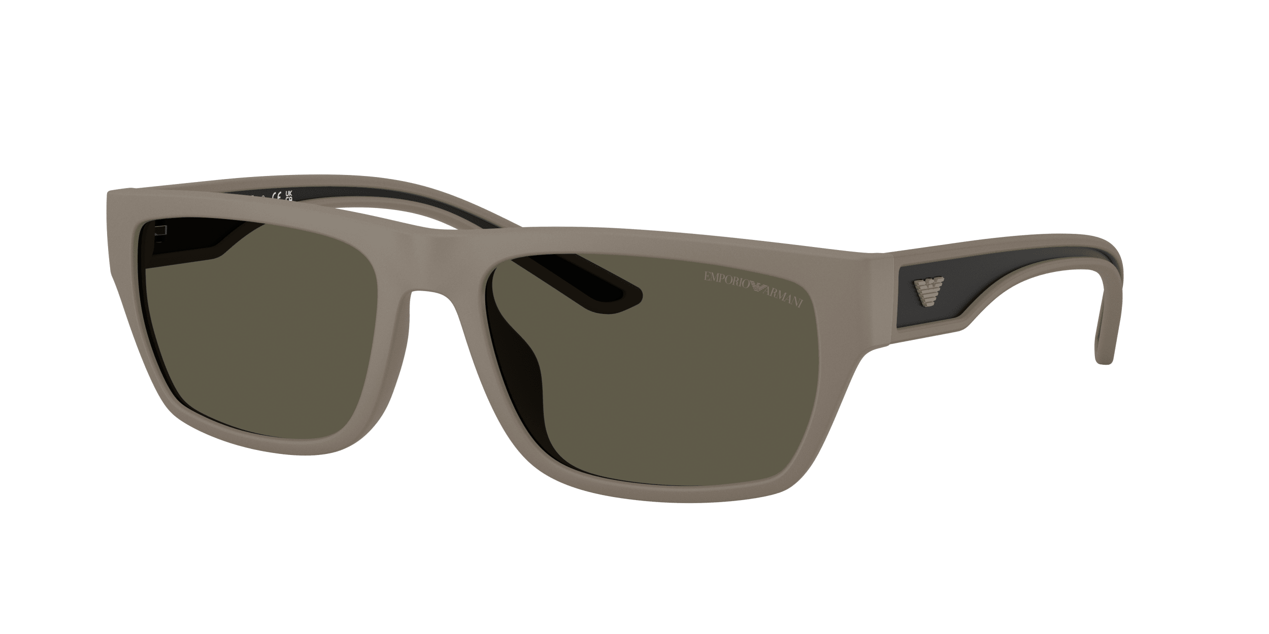 EA4267U Emporio Armani Rubberised Matt Light Brown|Rubberized Matte Light Brown/Dark Grey XL