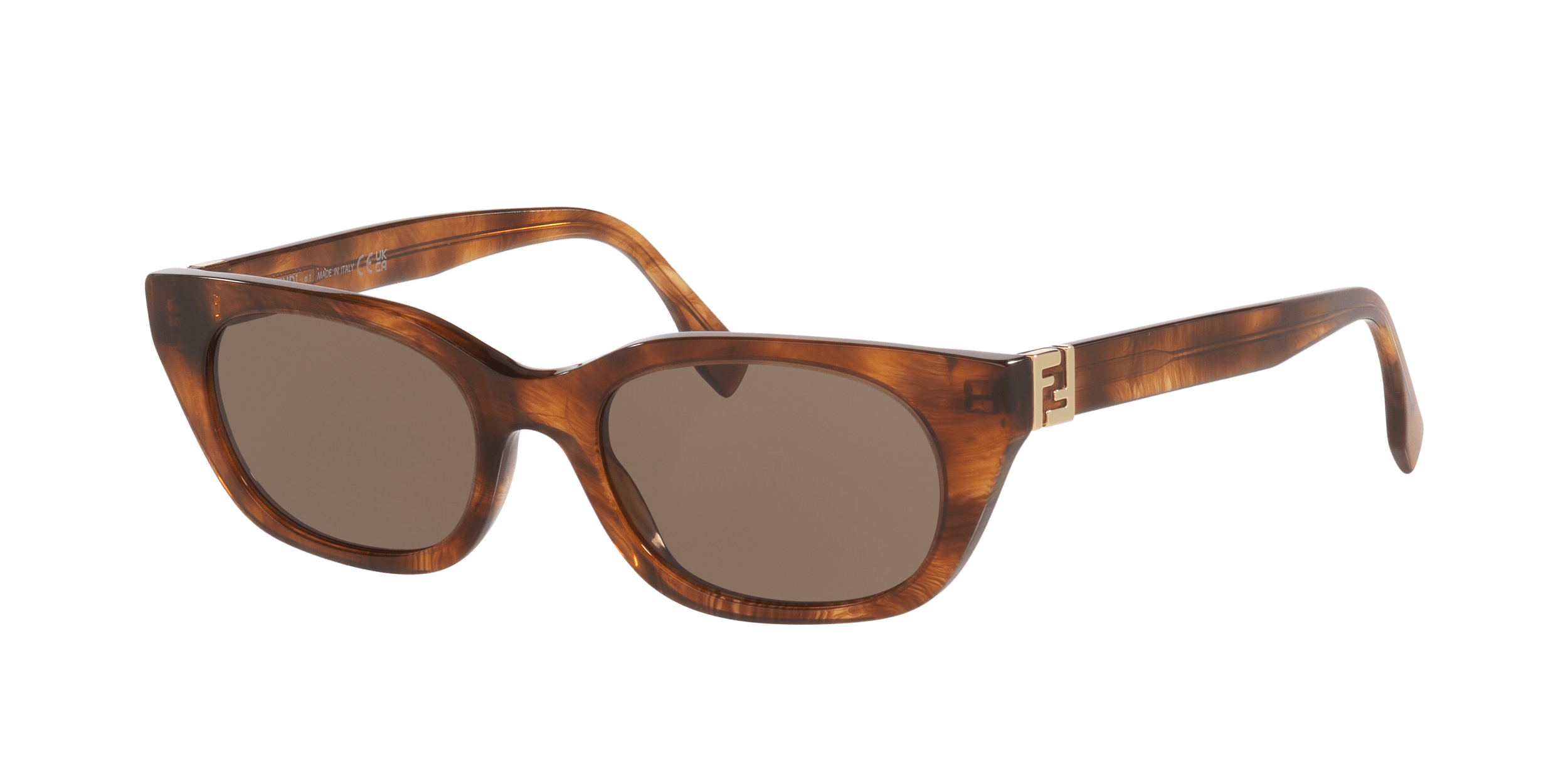 Forever Fendi FE40206I Fendi Tortoise/Brown XXS