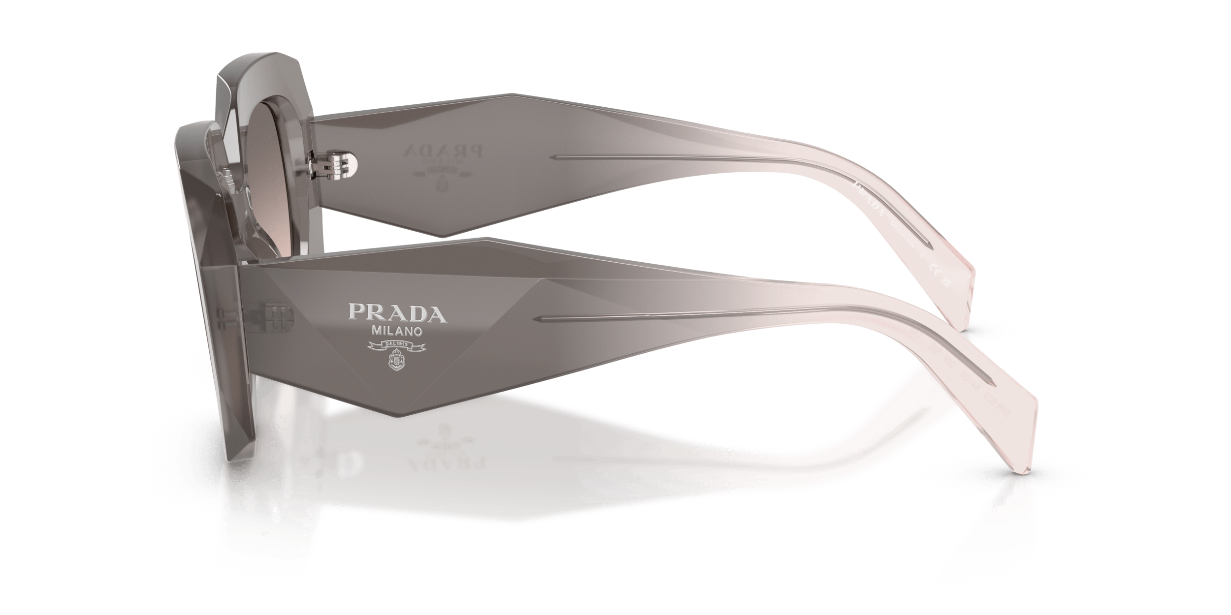 PR B23S PRADA Grey/Pink M