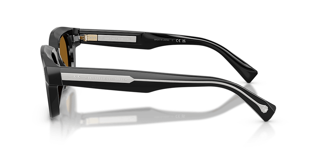 BC4018S JARED Brunello Cucinelli Black/Brown S