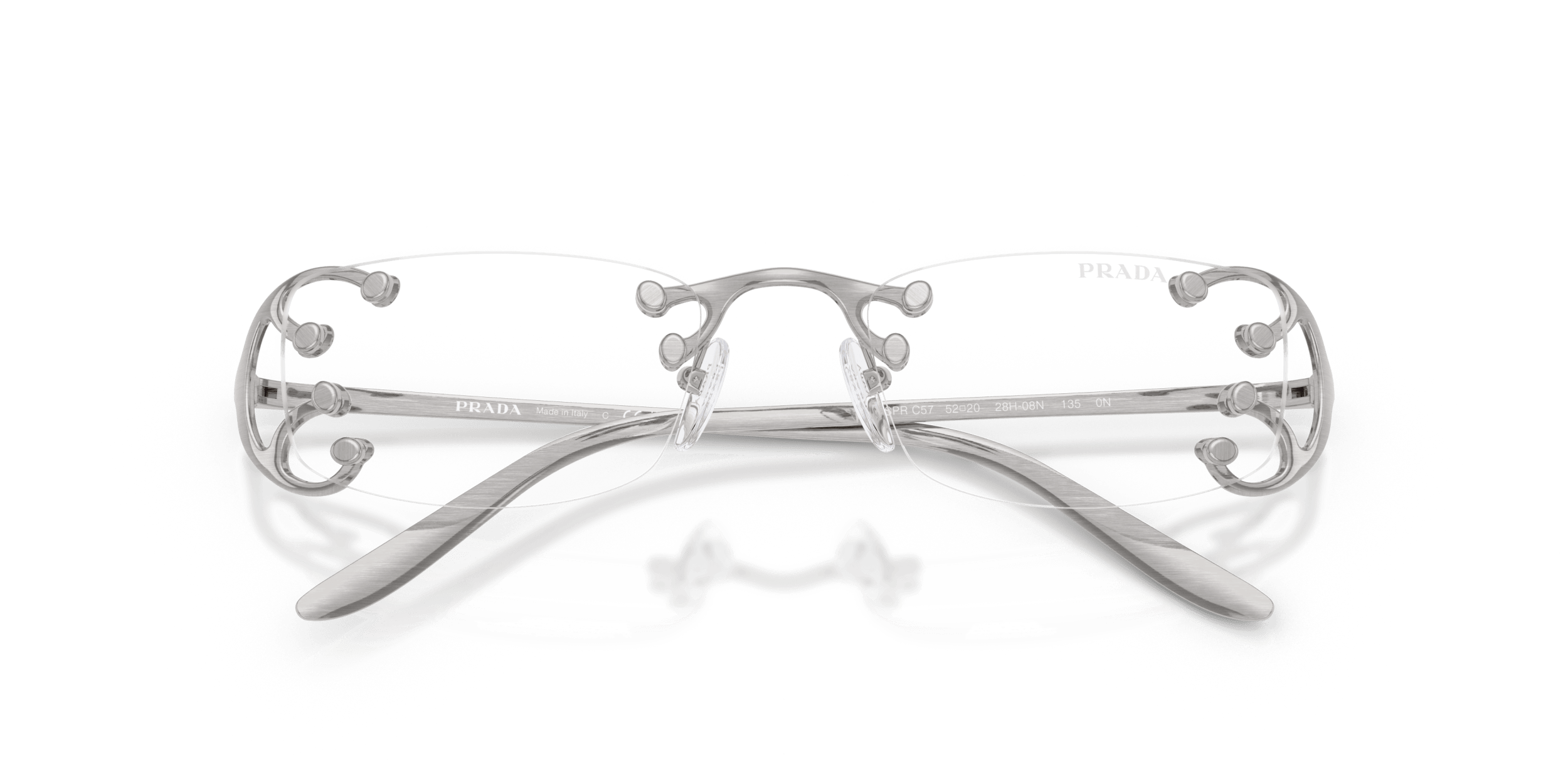 PR C57S PRADA Silver/Blue-Violet Light Filter L