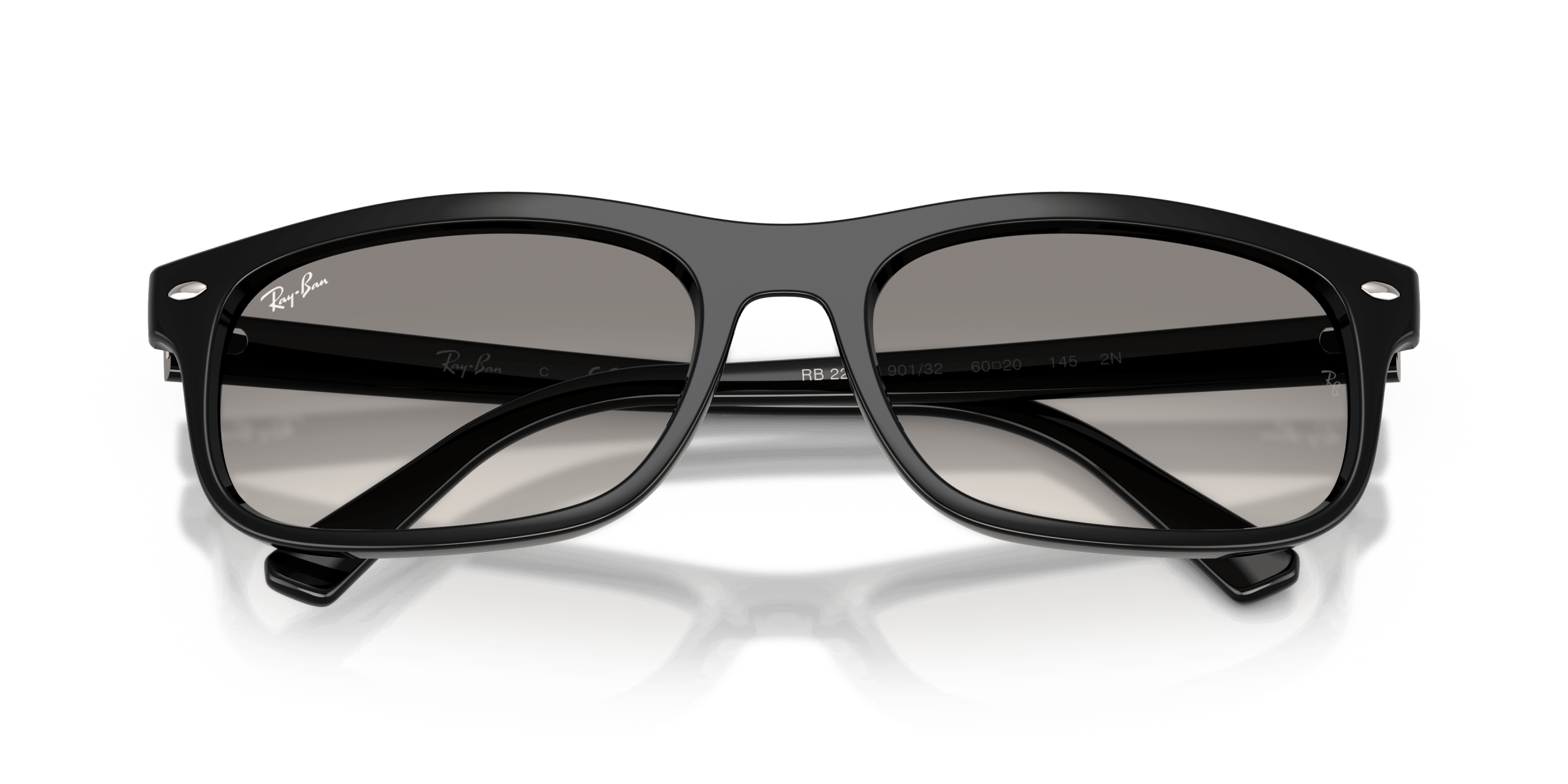 RB2224 RAY-BAN Black/Grey XXL