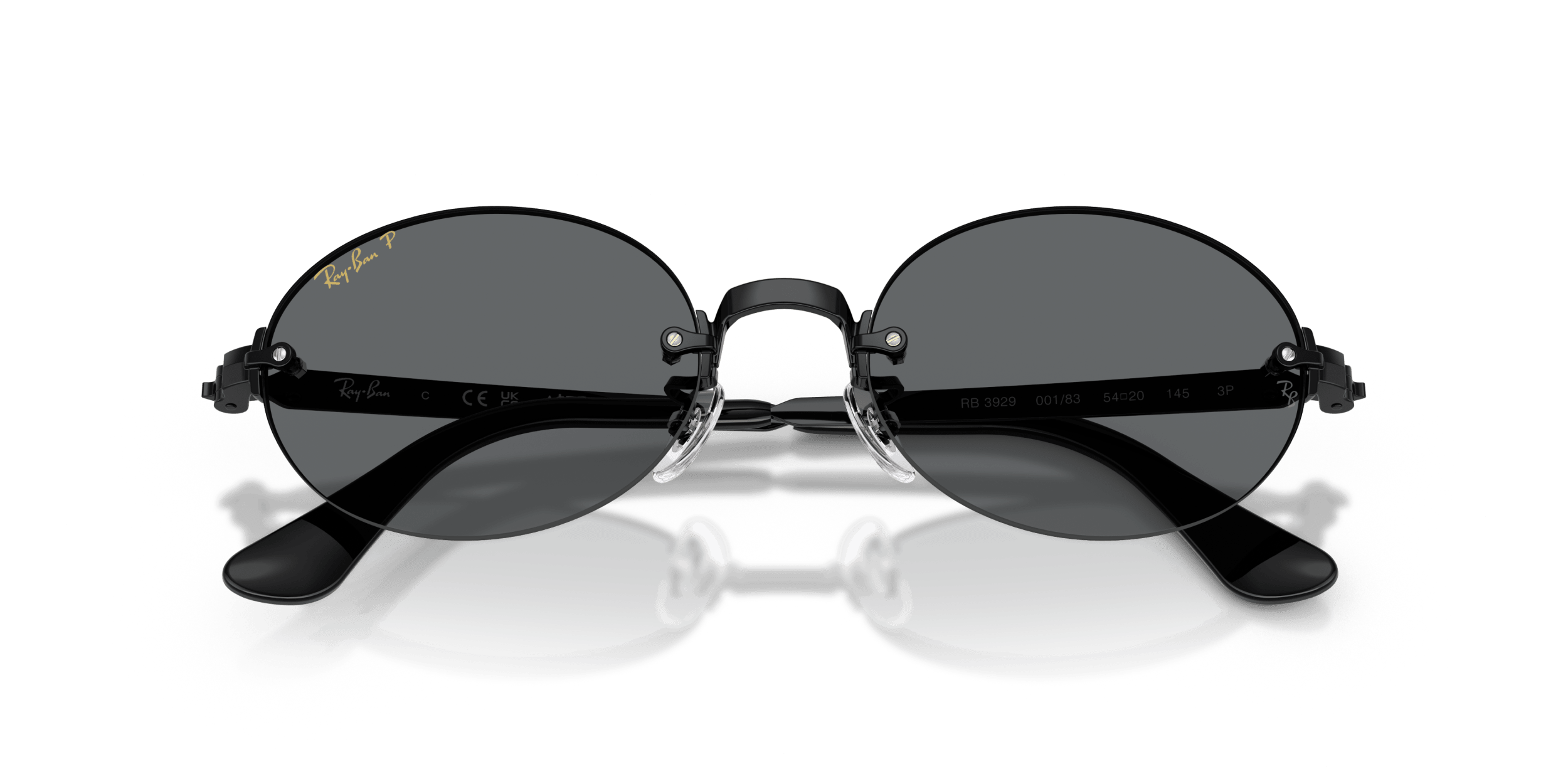 RB3929 RAY-BAN Black/Grey L