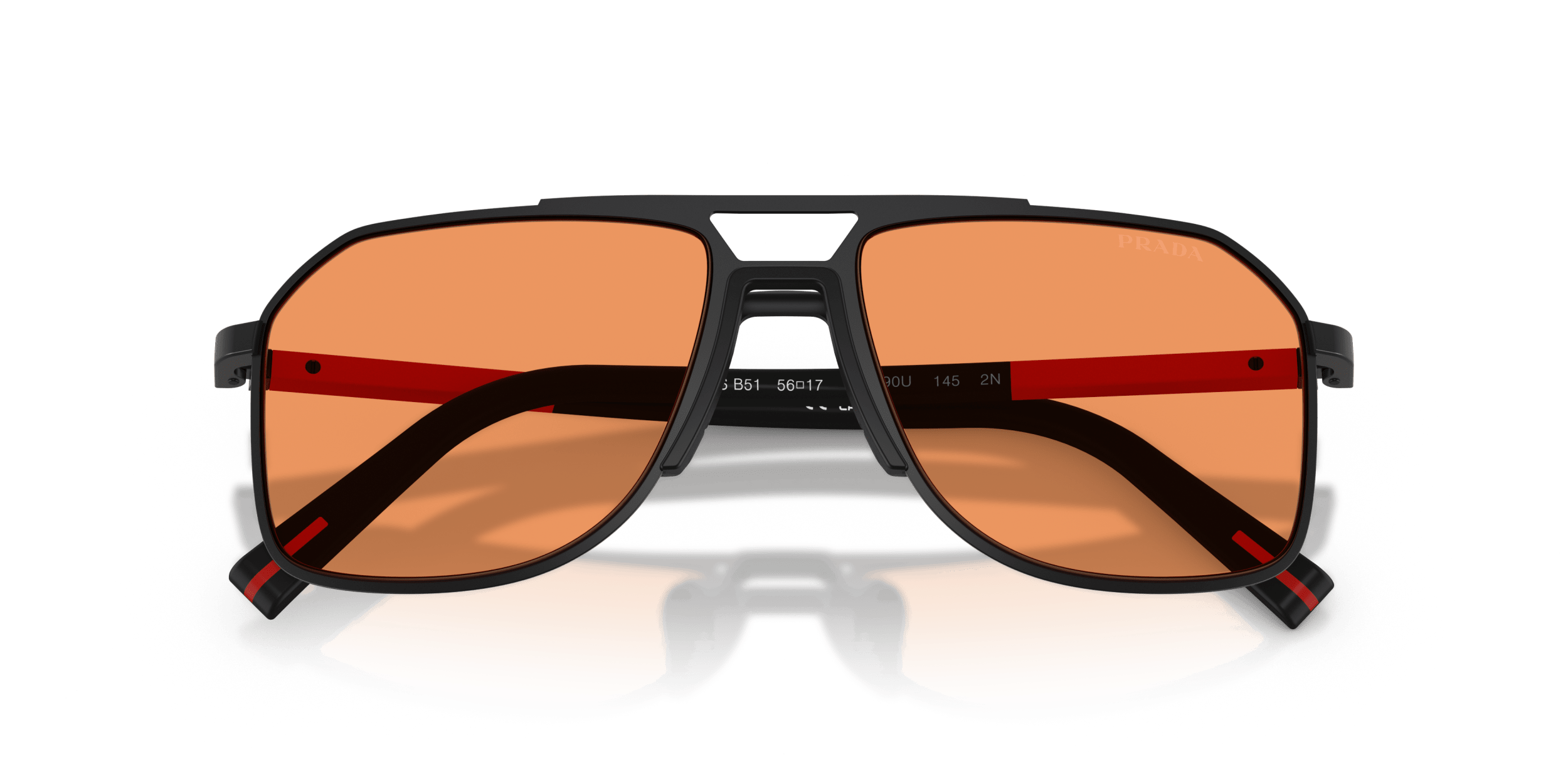 PS B51S PRADA LINEA ROSSA Black/Orange L