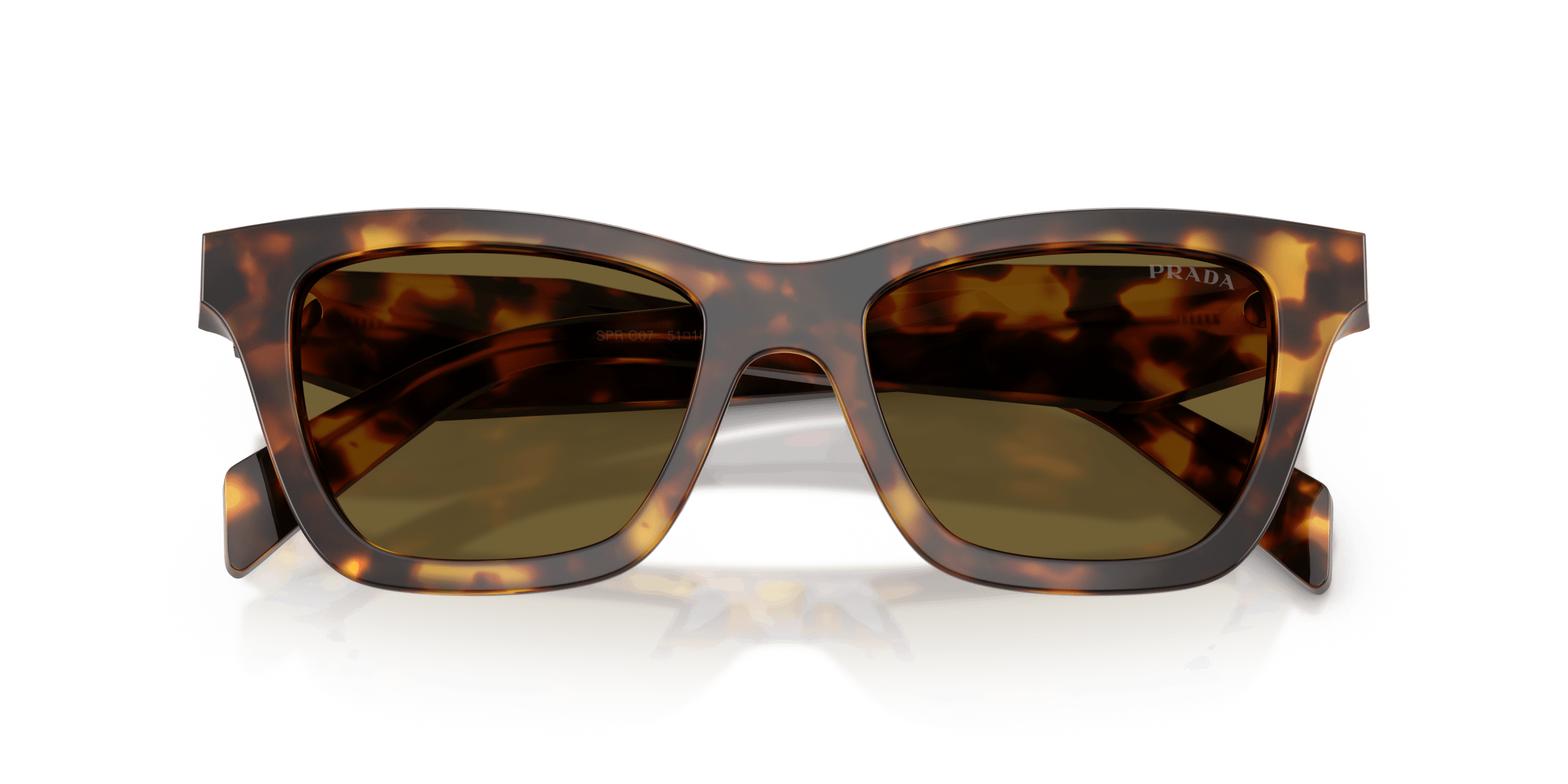 PR C07S PRADA Tortoise/Brown S