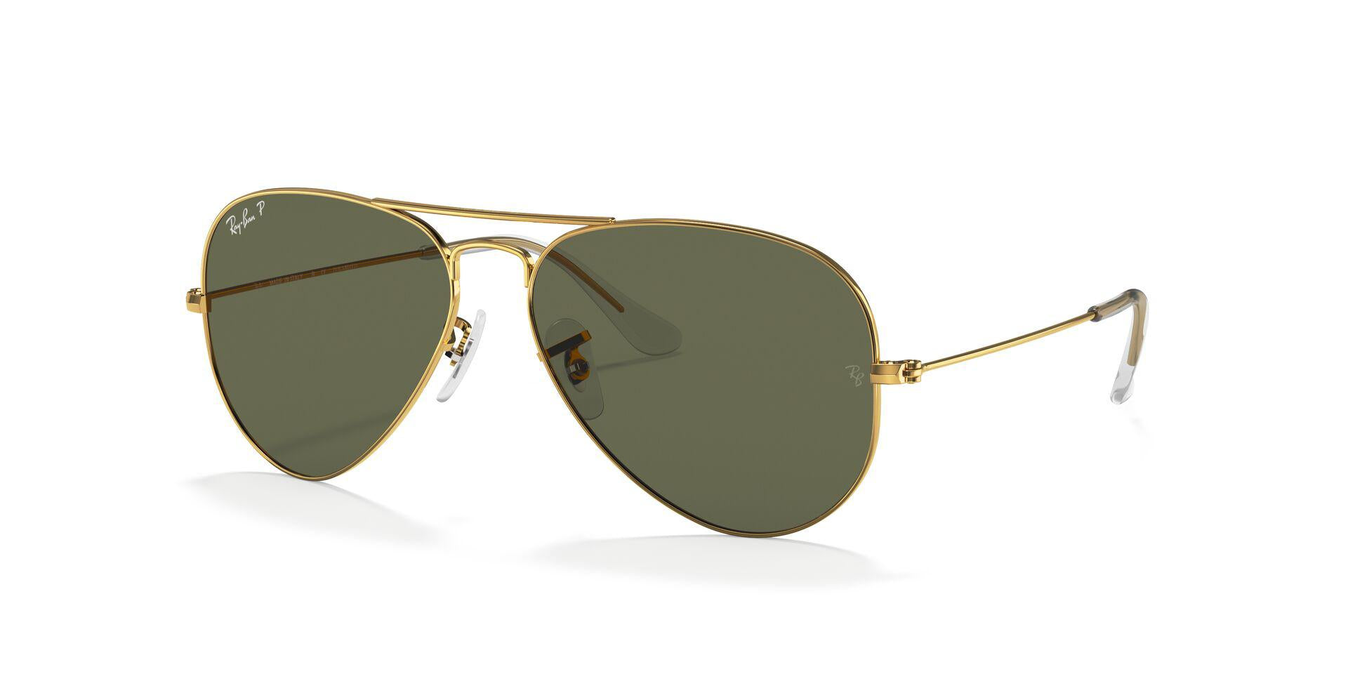 RB3025 Gold/G-15 Green/Polarized XL