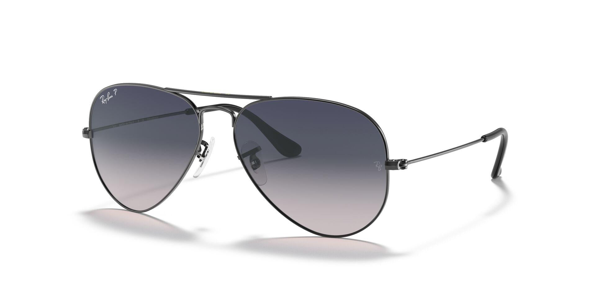RB3025 Silver/Blue/Grey/Polarized XXL
