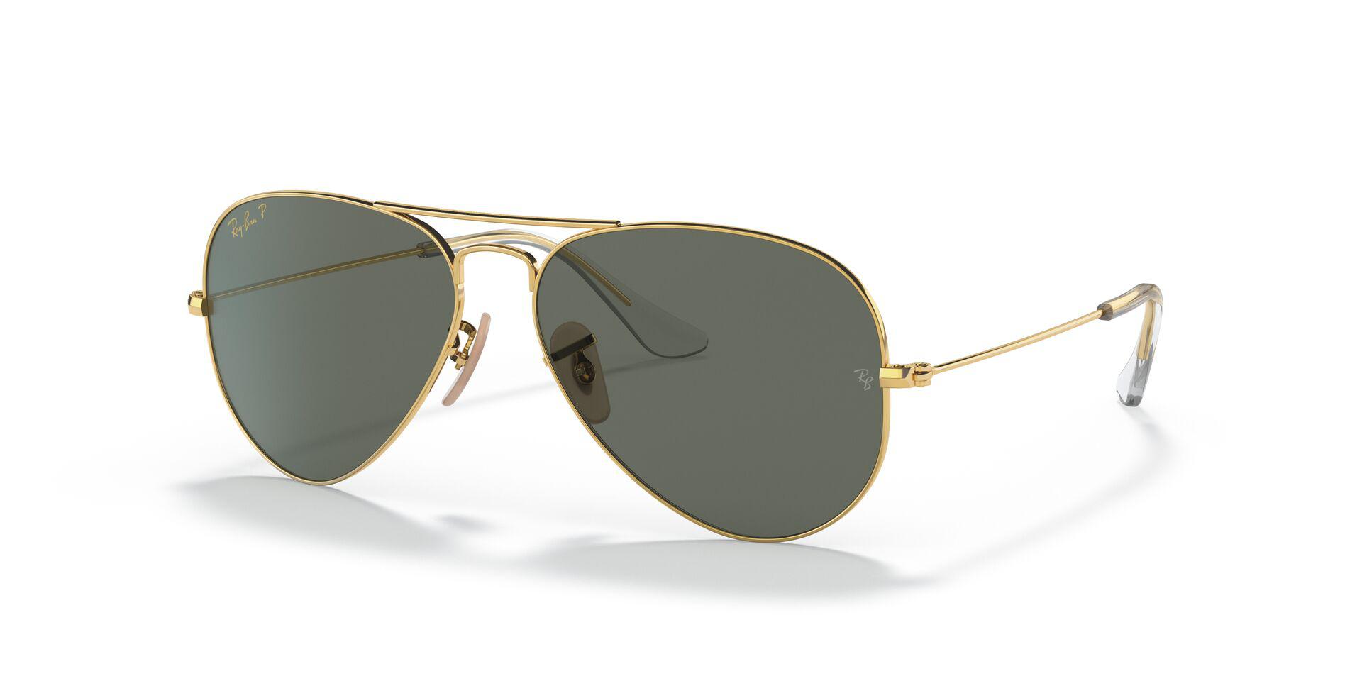 RB3025K Gold/G-15 Green/Polarized XL