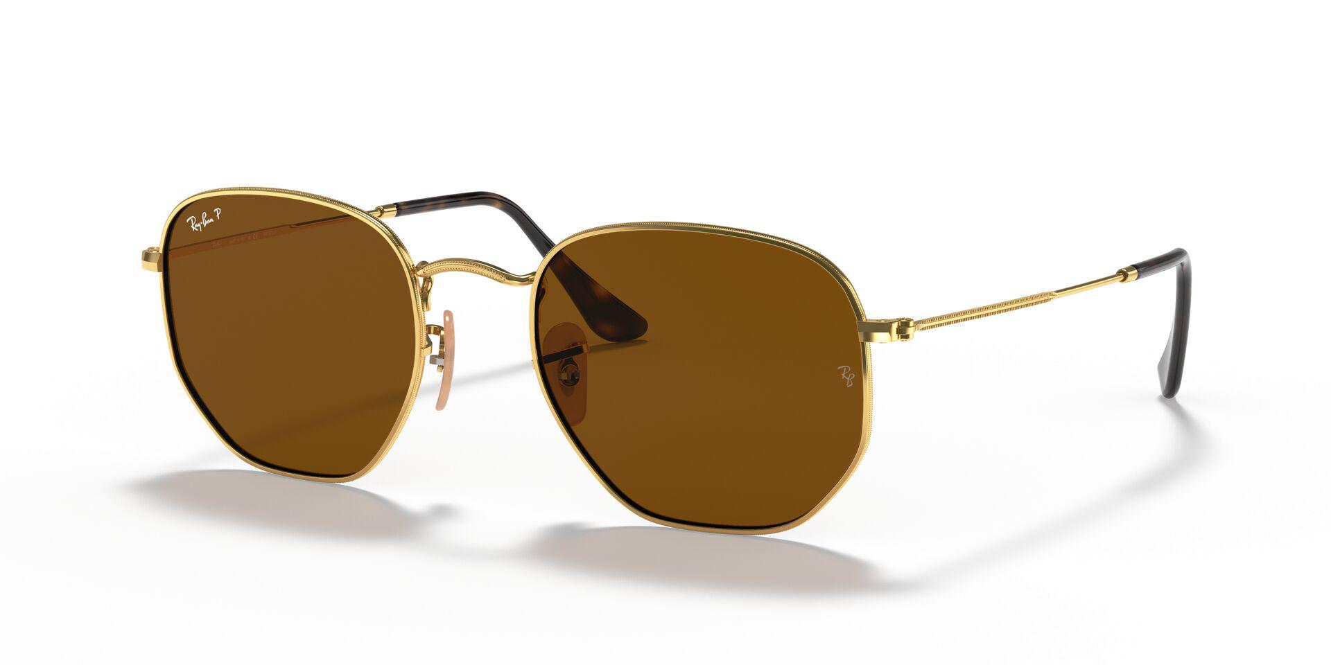 RB3548N Gold/B-15 Brown/Polarized M