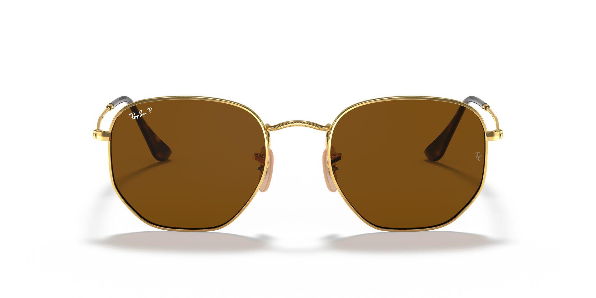 RB3548N Gold/B-15 Brown/Polarized M