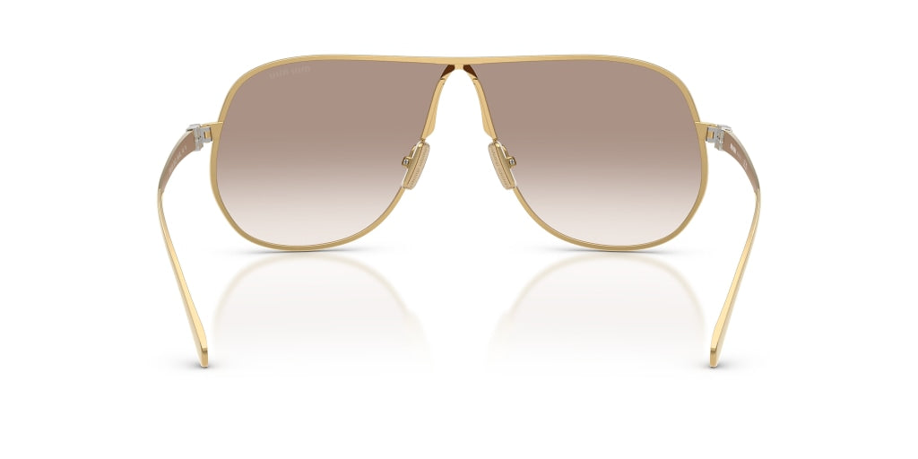 MU A56S Miu Miu Gold/ Clear Gradient Brown L